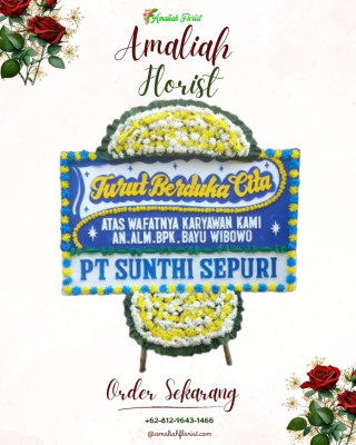 Papan Bunga Duka di Mudal